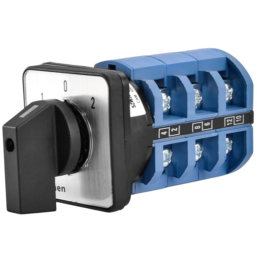 Heschen Universal Rotary Cam Selector Switch, SZW26-63/D303